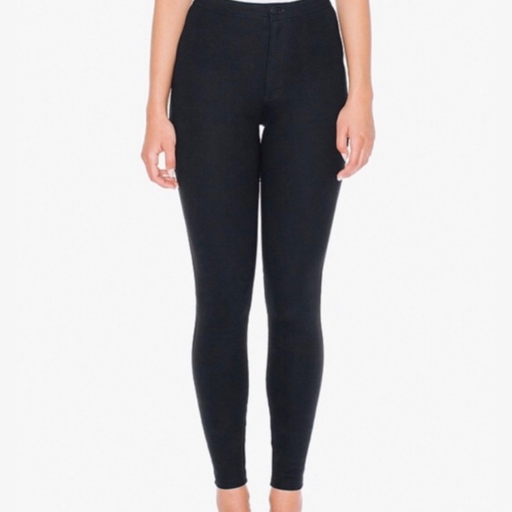 American Apparel High waisted skinny pants